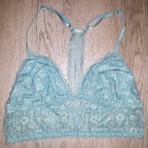 Lot of Victoria's Secret and VS PINK Bralettes Size Medium Lace Black Velvet - Picture 5 of 8